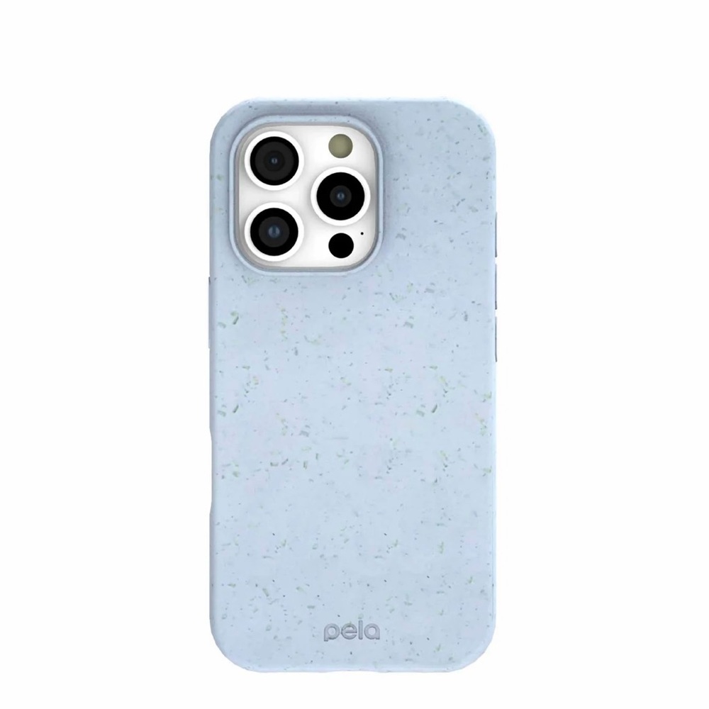 Blue Eco-Friendly Phone Case with Protective Design - iPhone 16 Pro